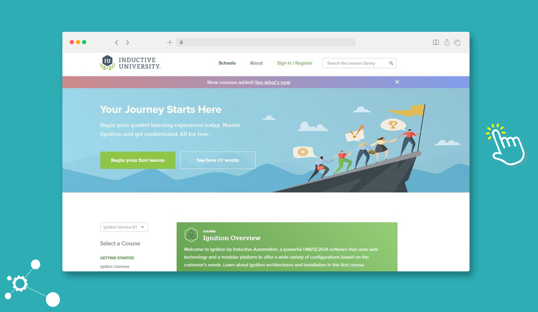 Screenshot of Inductive University Ignition SCADA Course